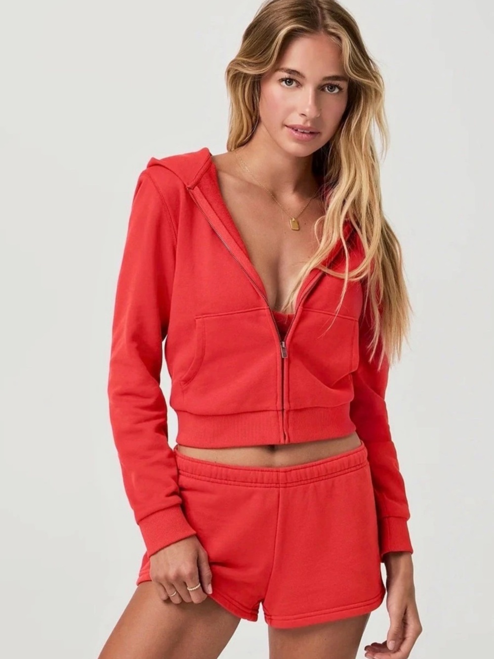 Vuori Sedona Full Zip Hoodie Full Zip Hoodie in Crimson Size XS NWT